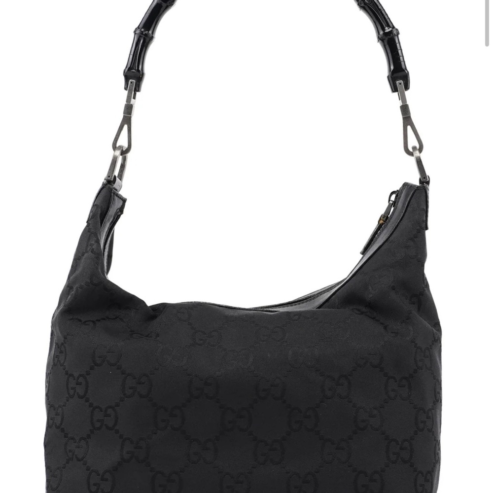 🖤Gucci Monogram Bamboo Handle Purse🖤